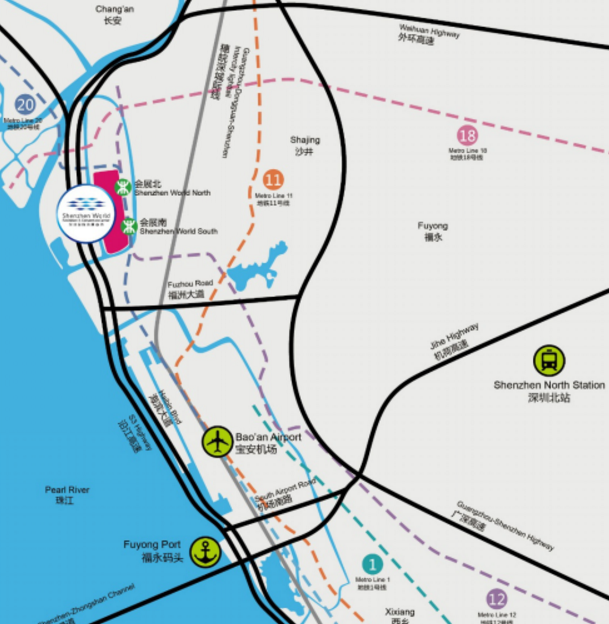 深圳国际会展中心交通指南